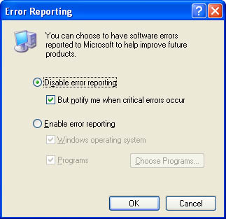 Error Reporting